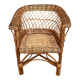 Child's chair in wicker and woven rattan