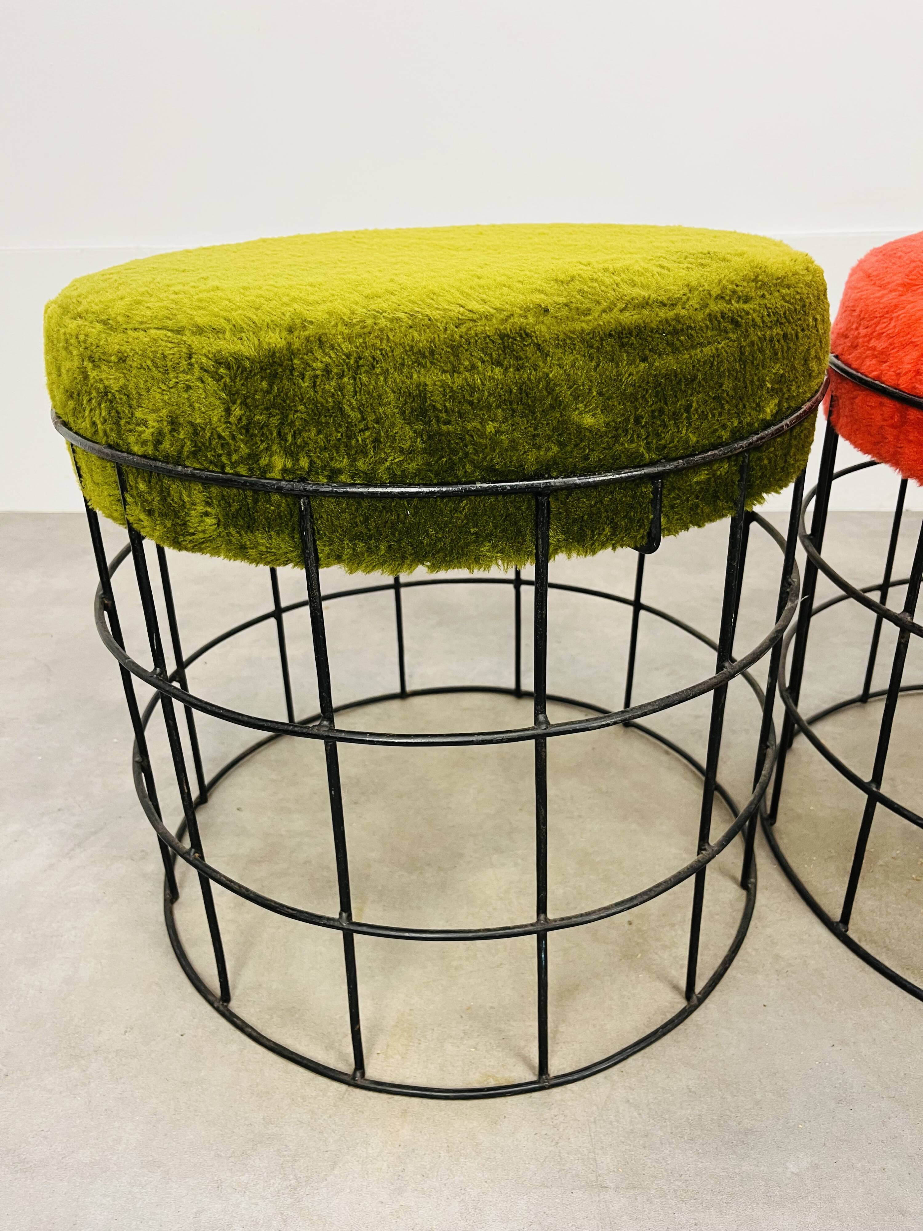 4 T1 stools by Verner Panton, 1960s design