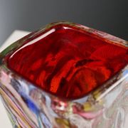 Vintage Murano glass vase, made in Italy, 20th century.