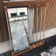 Portemanteau mural à suspendre avec miroir vintage années 60