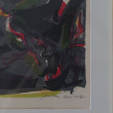 Bata Mihailović, Horisont, Color Lithography, 1976, Framed