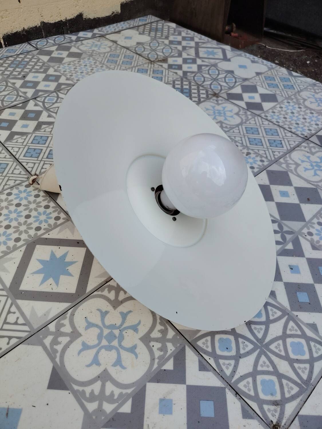 Space Age pendant light from the 70s