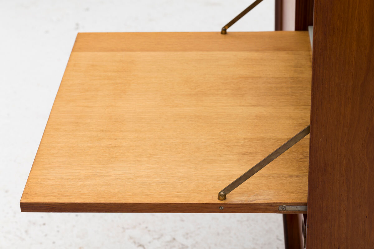 Cabinet de bar par Oswald Vermaercke pour V-form, Belgique, années 1960