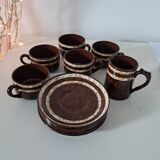 Coffee cups and saucers