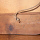 Antique wood mirror, art deco mirror, carved wood mirror tulip patterns, wall mirror, art deco