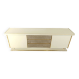 Vintage brass and lacquered sideboard, 1970