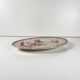 Oval dish "Fontange" Sarreguemines, red, 1920-1950