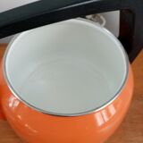 Enamelled vintage kettle