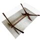 Condor coffee table by Frederik Schriever-Abeln with a new glass top.