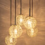 Cascading chandelier in Murano glass by Doria, Germany, 1970s.