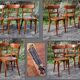 4 chaises bistrot Horgen-Glaris années 30