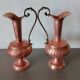 2 Copper Carafes