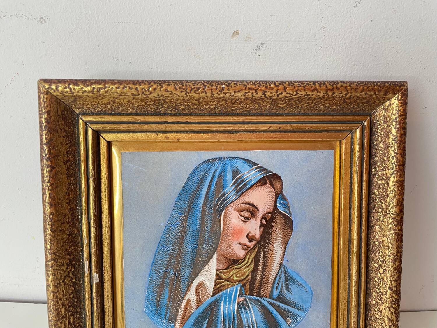 Tableau vierge sur faïence