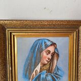 Tableau vierge sur faïence