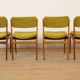 4 chaises de salle à manger | Erik Buch | Modèle 49 | Palissandre | Rembourrées