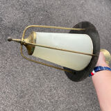 Arlus Lunel 1950 chandelier in perforated metal