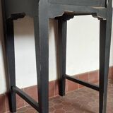 Black patinated Art Deco bedside table
