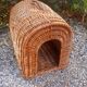 Vintage dog house year 50 in rattan