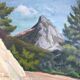 Huile sur toile Sainte-Agnès (Alpes-Maritimes) de Camille LEROY-1905,1995