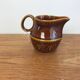 Vintage glazed ceramic milk jug from Pruzkow