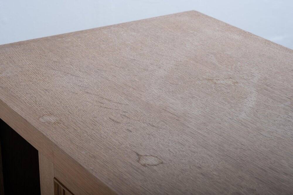Brutalist Oak Sideboard attributed to Henning Kjærnulf, Denmark, 1960s