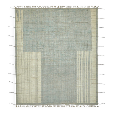 Tapis turc unique fait main en laine beige, 256 cm x 308 cm