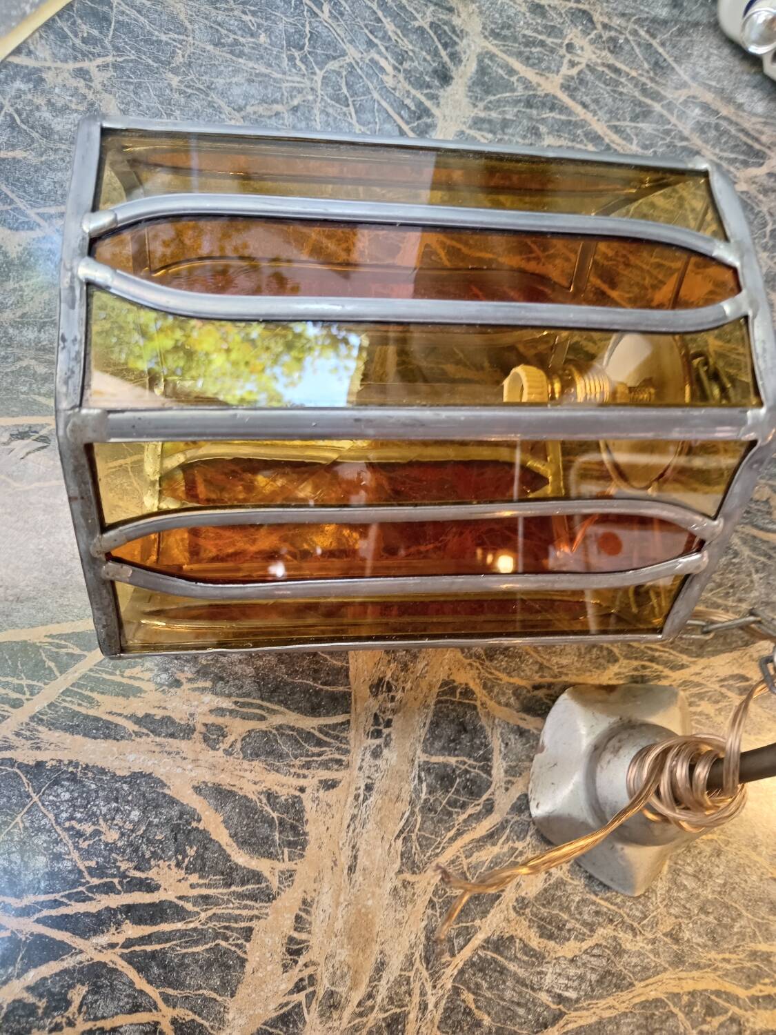 Stained glass suspension