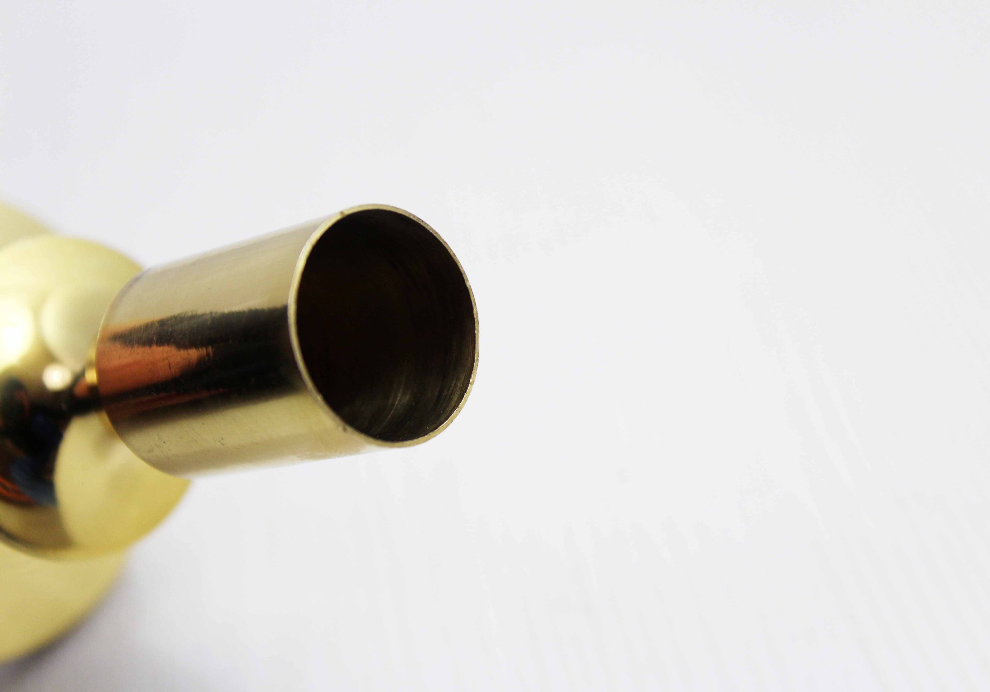 Vintage brass candle holder