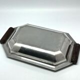 Silver metal tray
