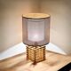 Rare Vintage Brass Lamp 'Spiga' Tronconi, 1960s
