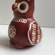 Ceramic Sculpture Figurine Whistle Call Owl Tawny Owl Nazca Chimu..