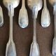 Lot 12 tablespoons in silver metal Cailar & Bayard goldsmith