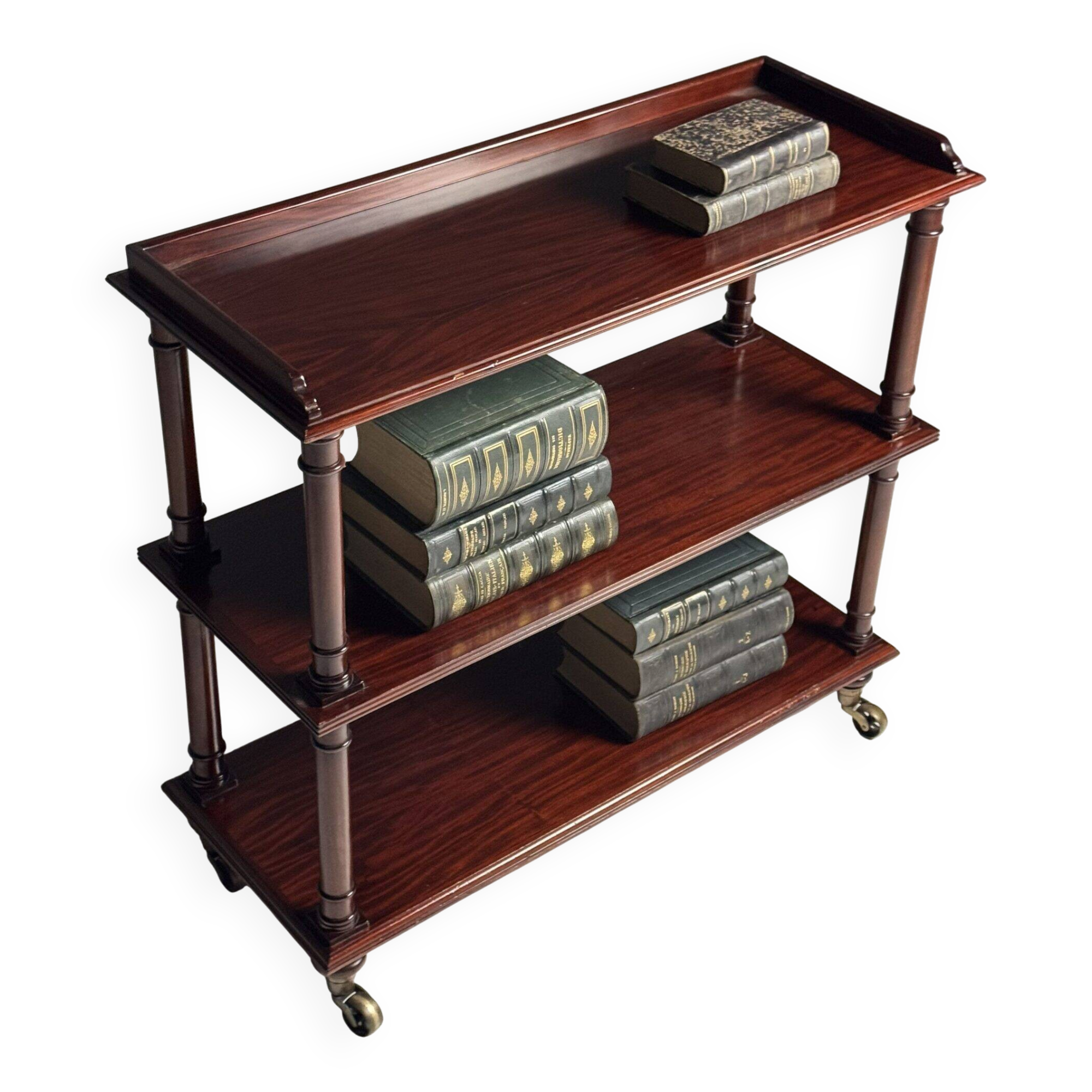 Mahogany étagère 20th century