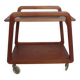 Danish Teak Bar Cart with Removable Tray from Silva, Denmark, 1960s