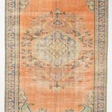 6x10 Paste Orange Classic Vintage Rug, 180x300Cm SK 3476