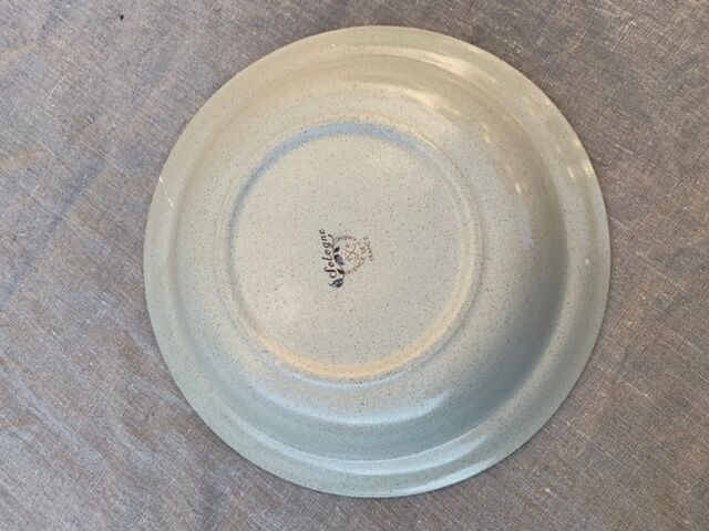 Hollow earthenware dish model sologne st Amand france vintage