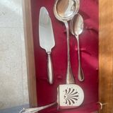 Set of Christofle silver-plated cutlery.