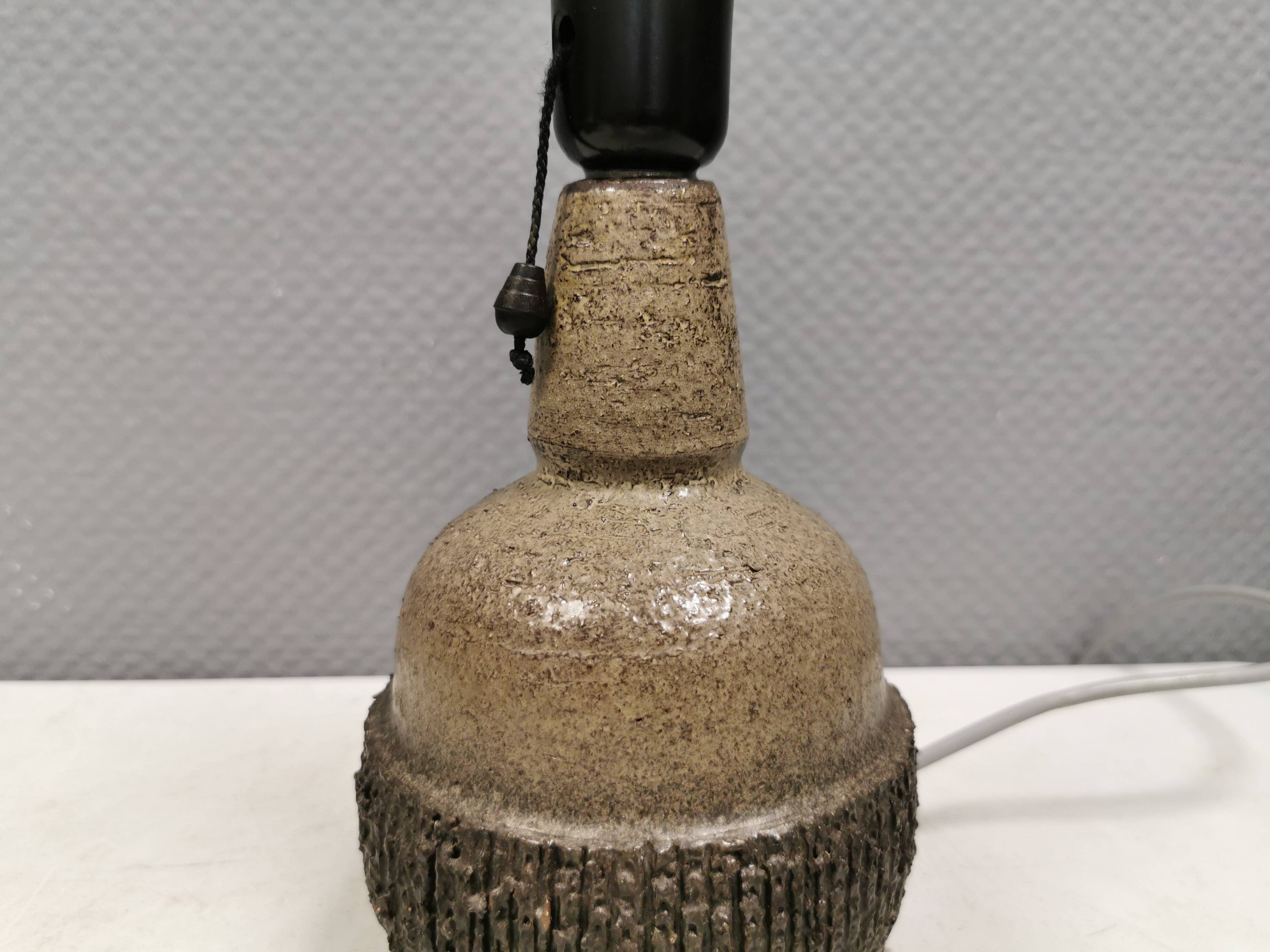 Ceramic table lamp, Danish from the 1970s-80s.