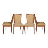 Ensemble de 4 chaises modernes, Danemark, années 1950