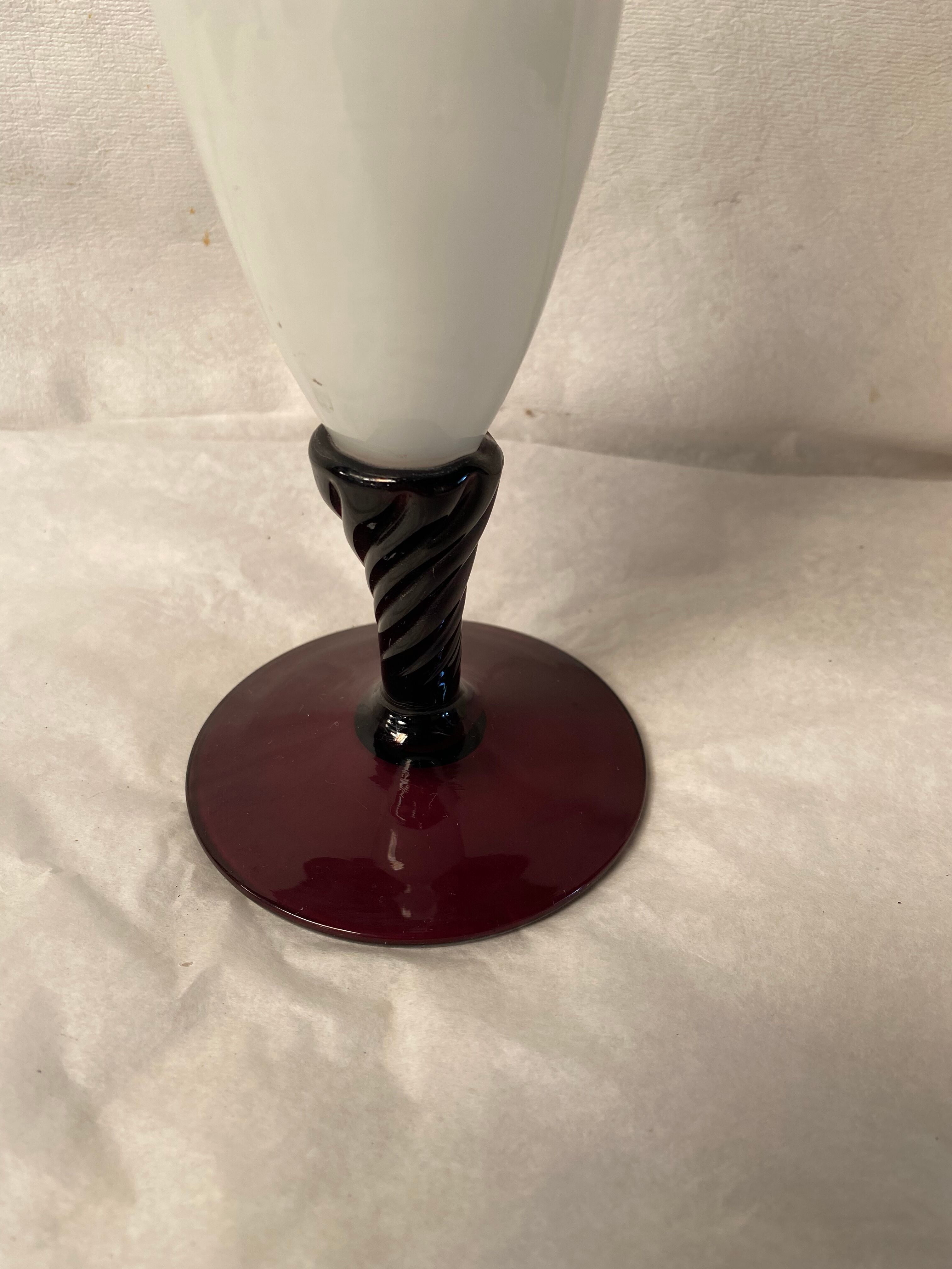 Vintage opaline vase