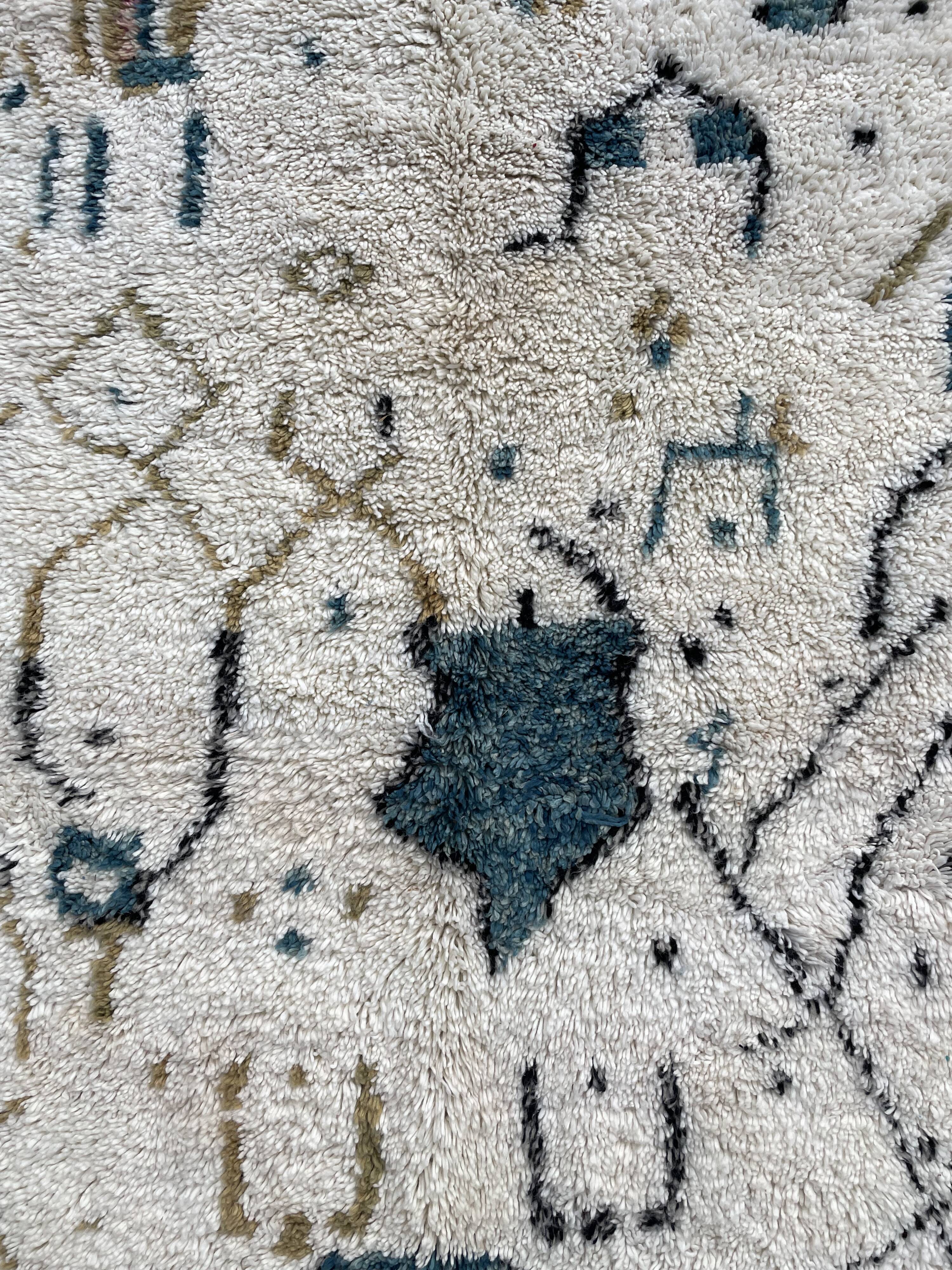 Contemporary moroccan carpet 215x300 cm