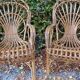 Pair of rattan chairs - 1970