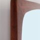 Big mid-century teak mirror / Asbjørn Møbler / Danish modern design / 1960s