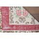 Vintage Turkish Oushak Handmade Wool Cotton Red Area Rug 107x191