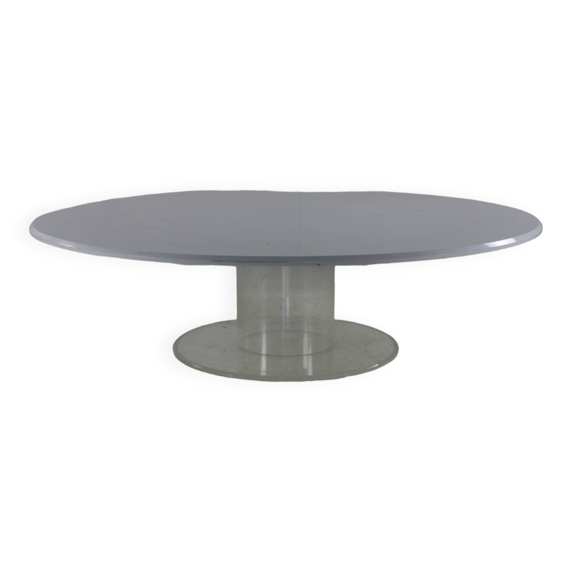 Very impressive Dutch design large coffee table in acrylic