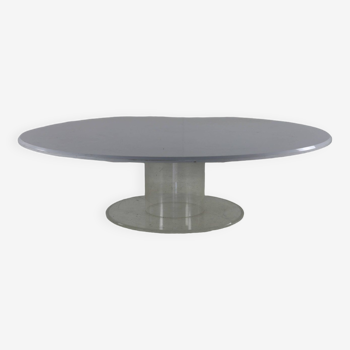 Grande table basse de design hollandais très impressionnante en acrylique
