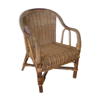 Child rattan armchair
