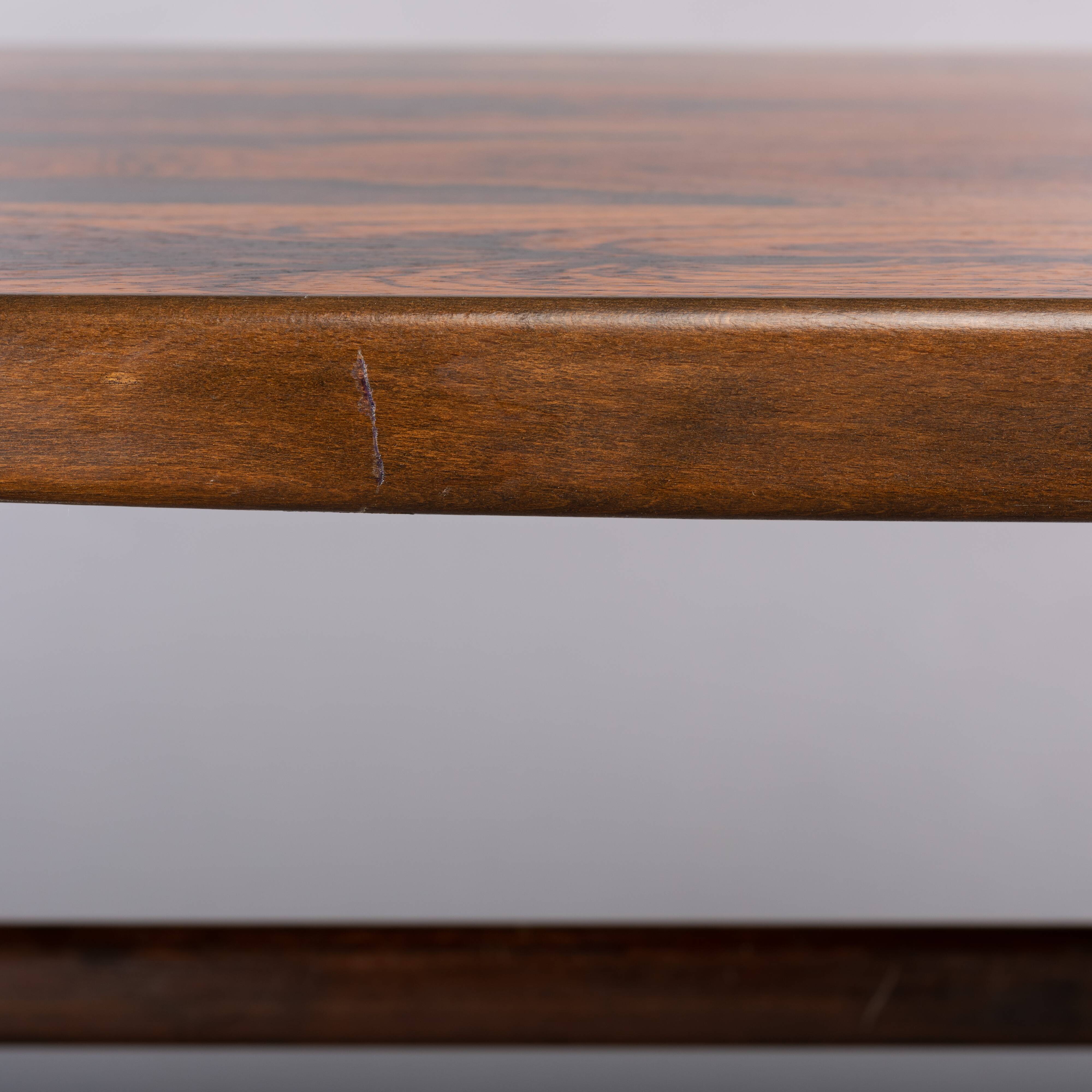 Mid-century danish rosewood coffee table, 1970