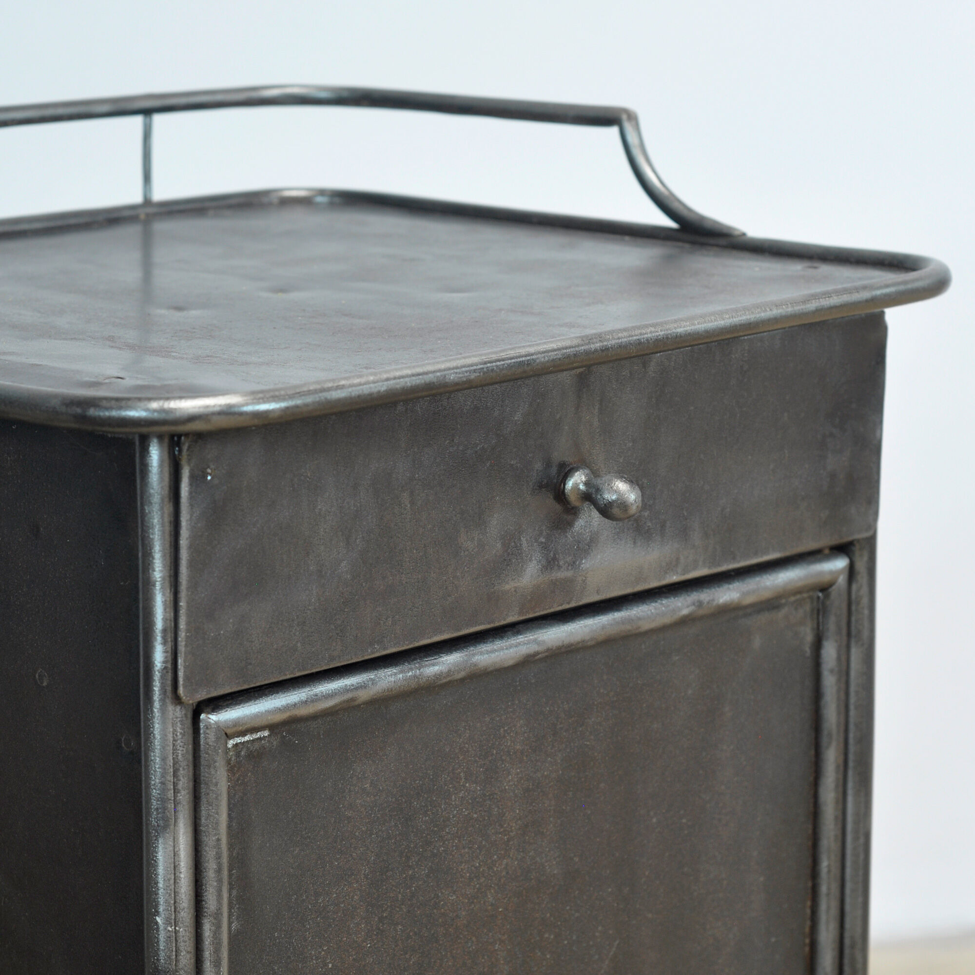 Iron bedside table, 1910s