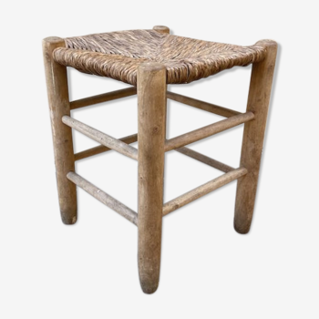 Tabouret en bois naturel
